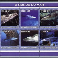 Mozambique 2002 Baracuda perf sheetlet containing 6 values unmounted mint Yv 2162-67