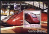 Guinea - Bissau 2001 Locomotives - Thailys perf s/sheet containing 1 value unmounted mint Mi Bl 364