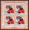 Guinea - Bissau 2001 John Glenn perf sheetlet containing 4 values unmounted mint Mi 1971