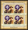 Guinea - Bissau 2001 Baden Powell perf sheetlet containing 4 values unmounted mint Mi 1956