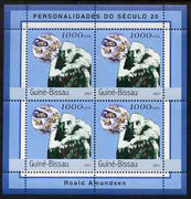 Guinea - Bissau 2001 Roald Amundsen perf sheetlet containing 4 values unmounted mint Mi 1962