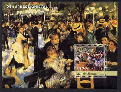 Guinea - Bissau 2003 Impressionist Paintings #2 perf s/sheet containing 1 value (Degas) unmounted mint Mi BL414