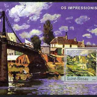 Guinea - Bissau 2003 Impressionist Paintings #3 perf s/sheet containing 1 value (Cezanne) unmounted mint Mi BL412