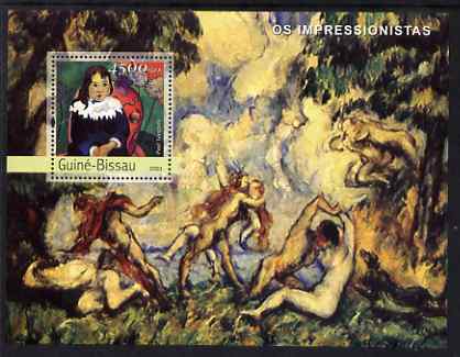 Guinea - Bissau 2003 Impressionist Paintings #4 perf s/sheet containing 1 value (Gauguin) unmounted mint Mi BL416