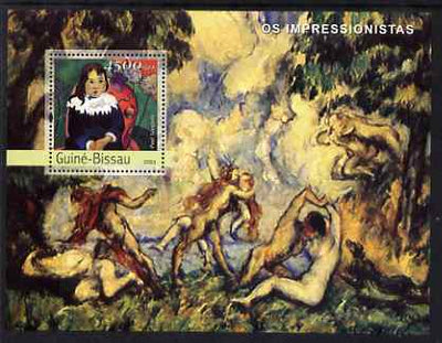 Guinea - Bissau 2003 Impressionist Paintings #4 perf s/sheet containing 1 value (Gauguin) unmounted mint Mi BL416