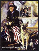 Guinea - Bissau 2003 Firemen of New York perf s/sheet containing 1 value unmounted mint Mi BL418