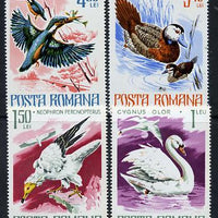 Rumania 1977 Birds - 4 values from Endangered Animals set unmounted mint, SG 4285-86 & 4288-89, Mi 3418-19 & 3421-22*