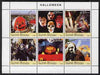 Guinea - Bissau 2003 Halloween perf sheetlet containing 6 values unmounted mint Mi 2452-57