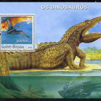 Guinea - Bissau 2003 Dinosaurs perf s/sheet containing 1 value with Scout Logo unmounted mint Mi BL431