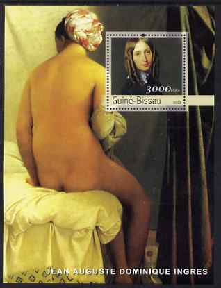 Guinea - Bissau 2003 Paintings by Ingres perf s/sheet containing 1 value unmounted mint Mi BL436