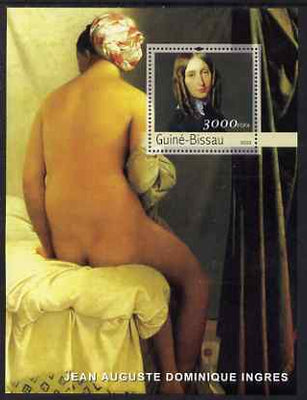 Guinea - Bissau 2003 Paintings by Ingres perf s/sheet containing 1 value unmounted mint Mi BL436