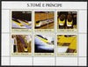St Thomas & Prince Islands 2003 Eurostar Locomotives perf sheetlet containing 6 values unmounted mint Mi 2344-49, Sc 1561