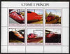 St Thomas & Prince Islands 2003 Thalys Locomotives perf sheetlet containing 6 values unmounted mint Mi 2338-43, Sc 1554