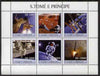 St Thomas & Prince Islands 2003 Space #2 perf sheetlet containing 6 values unmounted mint Mi 2218-23, Sc 1533