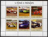 St Thomas & Prince Islands 2003 Stock cars perf sheetlet containing 6 values unmounted mint Mi 2247-52, Sc 1547