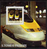 St Thomas & Prince Islands 2003 Eurostar Locomotives perf s/sheet containing 1 value unmounted mint Mi BL472, Sc 1571