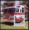 St Thomas & Prince Islands 2003 Fire Engines perf s/sheet containing 1 value unmounted mint Mi BL462, Sc 1476