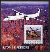 St Thomas & Prince Islands 2003 Centenary of Aviation perf s/sheet containing 1 value unmounted mint Mi BL452, Sc 1531