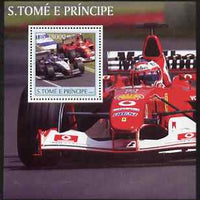 St Thomas & Prince Islands 2003 Formula 1 #1 perf s/sheet containing 1 value unmounted mint Mi BL460, Sc 1551