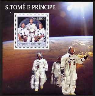 St Thomas & Prince Islands 2003 Space #1 perf s/sheet containing 1 value unmounted mint Mi BL454, Sc 1535