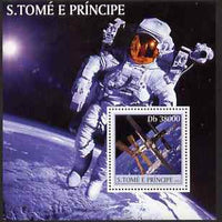 St Thomas & Prince Islands 2003 Space #2 perf s/sheet containing 1 value unmounted mint Mi BL455, Sc 1536