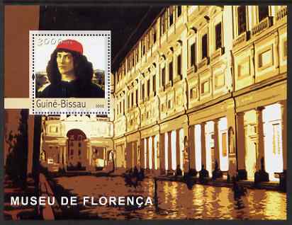Guinea - Bissau 2003 The Florence Museum perf s/sheet containing 1 value (Botticelli) unmounted mint Mi BL407