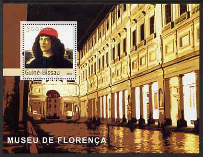 Guinea - Bissau 2003 The Florence Museum perf s/sheet containing 1 value (Botticelli) unmounted mint Mi BL407
