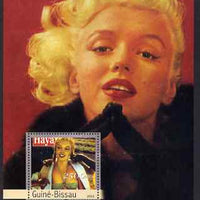 Guinea - Bissau 2003 Marilyn Monroe perf s/sheet containing 1 value unmounted mint Mi BL404