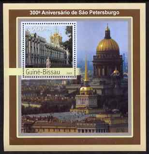 Guinea - Bissau 2003 300th Anniversary of St Petersberg #1 perf s/sheet containing 1 value unmounted mint Mi BL395