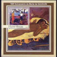 Guinea - Bissau 2003 Death Centenary of Gauguin perf s/sheet containing 1 value unmounted mint Mi BL391