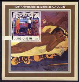 Guinea - Bissau 2003 Death Centenary of Gauguin perf s/sheet containing 1 value unmounted mint Mi BL391