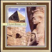 Guinea - Bissau 2003 Monuments of Egypt #1 perf s/sheet containing 1 value unmounted mint Mi BL395