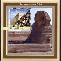 Guinea - Bissau 2003 Monuments of Egypt #2 perf s/sheet containing 1 value unmounted mint Mi BL396