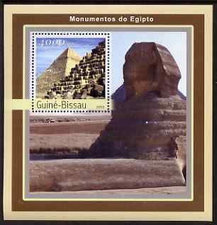 Guinea - Bissau 2003 Monuments of Egypt #2 perf s/sheet containing 1 value unmounted mint Mi BL396