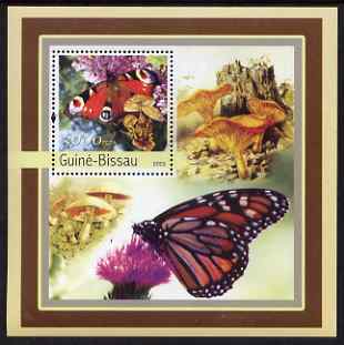 Guinea - Bissau 2003 Butterflies & Fungi perf s/sheet containing 1 value unmounted mint Mi BL389