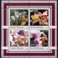 Guinea - Bissau 2003 Orchids & Fungi perf sheetlet containing 4 values unmounted mint Mi 2087-90