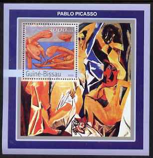 Guinea - Bissau 2003 Nude Paintings by Picasso perf s/sheet containing 1 value unmounted mint Mi BL392