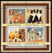 Guinea - Bissau 2003 Cats & Dogs perf sheetlet containing 4 values unmounted mint Mi 2148-51