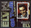 Tadjikistan 2001 Icons of the 20th Century - Elvis Presley perf s/sheet #2 fine cto used