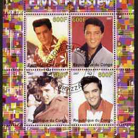Congo 2007 Elvis Presley perf s/sheet #1 fine cto used