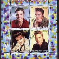Congo 2007 Elvis Presley perf s/sheet #2 fine cto used