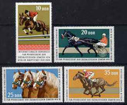 Germany - East 1974 International Horse-Breeders Congress perf set of 4 values unmounted mint, SG E1685-88