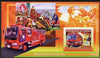 Guinea - Conakry 2006 Japanese Fire Engines large imperf s/sheet containing 1 value (Tokyo) unmounted mint