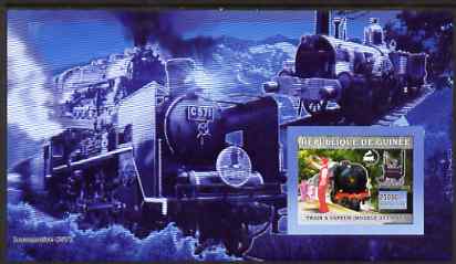 Guinea - Conakry 2006 Steam Trains - Modele 241-A-65 large imperf s/sheet containing 1 value unmounted mint