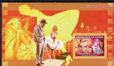 Guinea - Conakry 2006 Marilyn Monroe imperf s/sheet #5 containing 1 value (Seven Year Itch) unmounted mint Yv 359