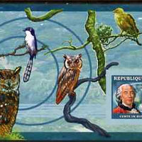 Guinea - Conakry 2006 Ornithologusts (Birds) imperf s/sheet #3 containing 1 value (Buffon) unmounted mint Yv 363