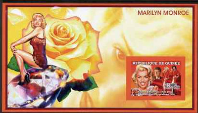 Guinea - Conakry 2006 Marilyn Monroe imperf s/sheet #9 containing 1 value (Gentlemen Prefer Blondes) unmounted mint Yv 366