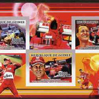 Guinea - Conakry 2006 Michael Schumacher - F1 Champion imperf sheetlet containing 3 values unmounted mint Yv 2733-35