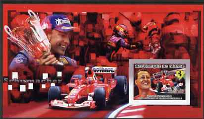 Guinea - Conakry 2006 Michael Schumacher - F1 Champion imperf s/sheet #3 containing 1 value (Fernando Alonso) unmounted mint Yv 369