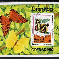 Grenada - Grenadines 1975 Butterflies m/sheet cto used SG MS 83